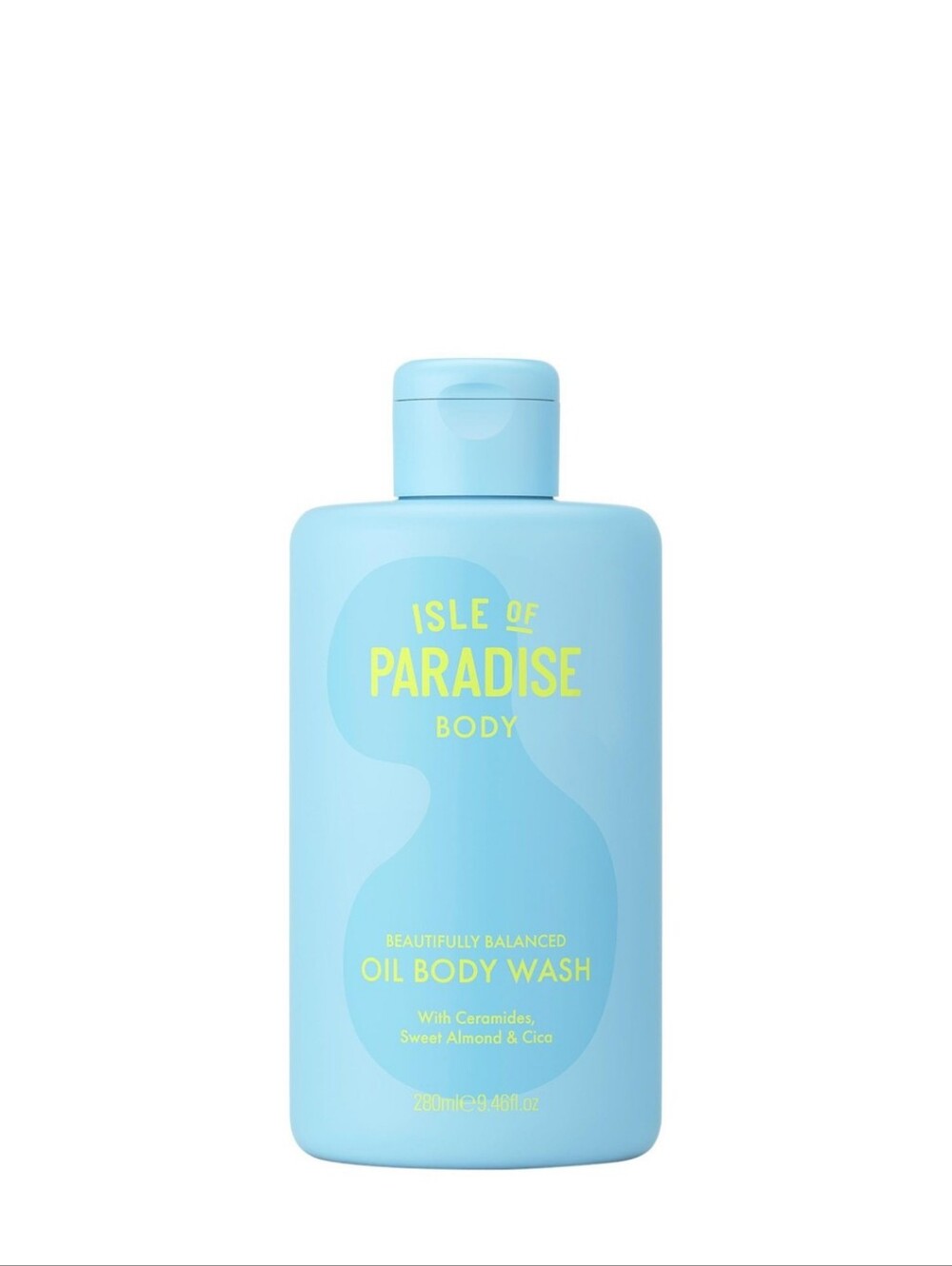 Isle of Paradise Light Blue Oil Body Wash - Hydrating Body Cleanser